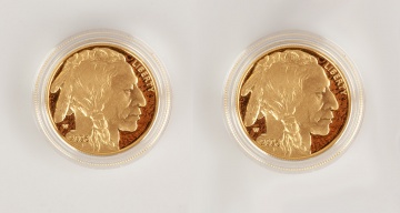 (2) US American Buffalo 2006 One Ounce Gold Proof Coins